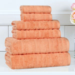 Superior Mika Smart Twist Viscose Cotton Blend Ribbed 6 Piece Set