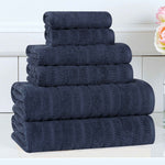 Superior Mika Smart Twist Viscose Cotton Blend Ribbed 6 Piece Set