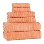 Superior Mika Smart Twist Viscose Cotton Blend Ribbed 6 Piece Set