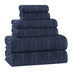 Superior Mika Smart Twist Viscose Cotton Blend Ribbed 6 Piece Set