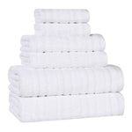 Superior Mika Smart Twist Viscose Cotton Blend Ribbed 6 Piece Set