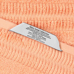 Mika Smart Twist Viscose Cotton Blend Ribbed Bath Sheets, Set of 2