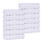 Mika Smart Twist Viscose Cotton Blend Face Towels Washcloths Set of 12