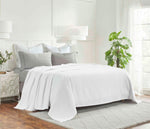 Superior Milan Cotton Textured Striped Lightweight Woven Blanket