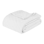 Superior Milan Cotton Textured Striped Lightweight Woven Blanket