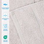 Superior Mile Smart Twist Viscose Cotton Blend Solid 8 Piece Towel Set