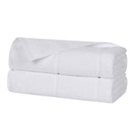 Superior Mile Smart Twist Viscose Cotton Blend Bath Sheets, Set of 2