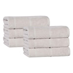 Superior Mile Smart Twist Viscose Cotton Blend Hand Towels, Set of 6