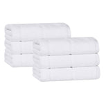 Superior Mile Smart Twist Viscose Cotton Blend Hand Towels, Set of 6