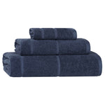 Superior Mile Smart Twist Viscose Cotton Blend Solid 3 Piece Towel Set