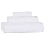 Superior Mile Smart Twist Viscose Cotton Blend Solid 3 Piece Towel Set