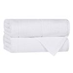 Viscose Cotton Blend Solid Bath Towel Set of 2