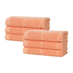 Superior Milo Smart Twist Viscose Cotton Blend Hand Towels, Set of 6