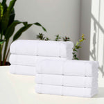 Superior Milo Smart Twist Viscose Cotton Blend Hand Towels, Set of 6