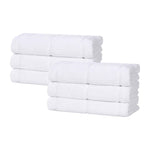 Superior Milo Smart Twist Viscose Cotton Blend Hand Towels, Set of 6