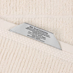 Milo Smart Twist Viscose Cotton Blend Solid Ribbed 12 Piece Towel Set