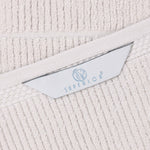 Viscose Cotton Blend Ribbed Bath Towel Set of 2