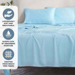 Superior 300 Thread Count Modal from Beechwood Solid Pillowcase Set
