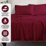 Superior 300 Thread Count Modal from Beechwood Solid Pillowcase Set