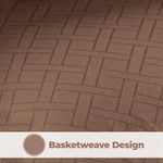 Superior Monochrome Basketweave Microfiber Down Alternative Comforter