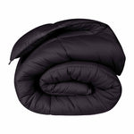 Superior Monochrome Basketweave Microfiber Down Alternative Comforter