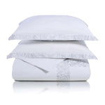 100% Cotton Moon Lawn Embroidered Duvet Cover Set