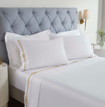 Moonlawn 100% Cotton Gold Embroidered Sheet Set
