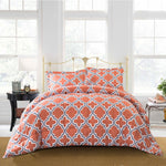 Superior Moroccan Trellis Microfiber Comforter Set