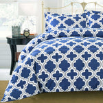 Superior Moroccan Trellis Microfiber Comforter Set