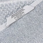 Superior Naples Cotton Blend Checkered Ribbed Face Towels, Set of 12