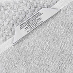 Superior Naples Cotton Blend Checkered and Ribbed 8 Piece Towel Set