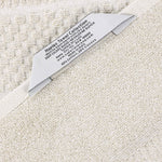 Superior Naples Cotton Blend Checkered & Ribbed Hand Towels, Set of 6