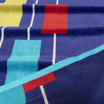 Neon Tiles Oversized Cotton Beach Towel Set of 2 Piece
