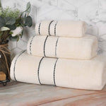 3-Piece Egyptian Giza Cotton Plush Towel Set