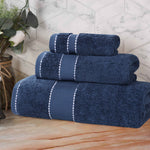 3-Piece Egyptian Giza Cotton Plush Towel Set