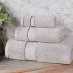 3-Piece Egyptian Giza Cotton Plush Towel Set