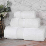 3-Piece Egyptian Giza Cotton Plush Towel Set