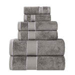 6-Piece Egyptian Giza Cotton Plush Towel Set
