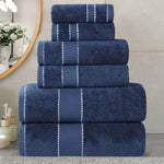6-Piece Egyptian Giza Cotton Plush Towel Set