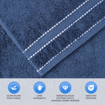 6-Piece Egyptian Giza Cotton Plush Towel Set