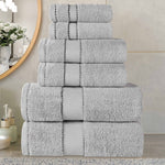 6-Piece Egyptian Giza Cotton Plush Towel Set
