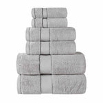 6-Piece Egyptian Giza Cotton Plush Towel Set