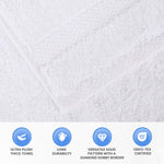 6-Piece Egyptian Giza Cotton Plush Towel Set