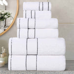6-Piece Egyptian Giza Cotton Plush Towel Set