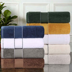 6-Piece Egyptian Giza Cotton Plush Towel Set