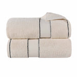 Superior Niles Egyptian Giza Cotton Dobby Plush Bath Sheet Set of 2