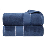 Superior Niles Egyptian Giza Cotton Dobby Plush Bath Sheet Set of 2