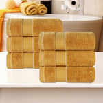 Superior Niles Egyptian Giza Cotton Ultra-Plush Hand Towel Set of 6