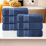 Superior Niles Egyptian Giza Cotton Ultra-Plush Hand Towel Set of 6