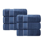 Superior Niles Egyptian Giza Cotton Ultra-Plush Hand Towel Set of 6